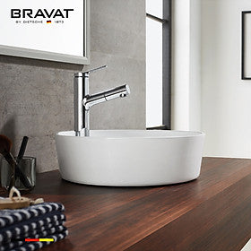 BRAVAT C22239W-1 - Counter-top Wash Basin