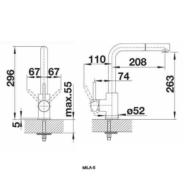 BLANCO - MILA Kitchen Sink Mixer