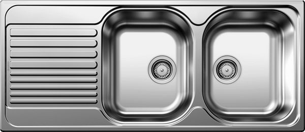 BLANCO - TIPO 8S Compact Double-Bowl Stainless Steel Sink