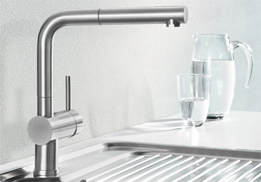 BLANCO - LINUS-S "Pull-Out" Chrome Kitchen Sink Mixer