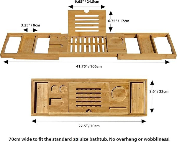 Bamboo Bath Tray 75