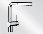 BLANCO - LINUS-S "Pull-Out" Chrome Kitchen Sink Mixer