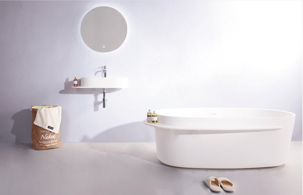"ORSON"  Free-standing Solid-Surface Bathtub