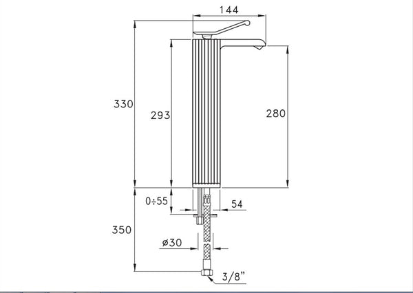 Casanova 3222MC HP - Tall Basin Mixer