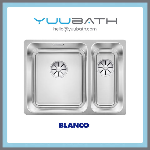 BLANCO - SOLIS 340/180-U Double-Bowl Stainless Steel Sink