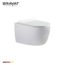 BRAVAT C21172UW - Wall-Hung Water Closet
