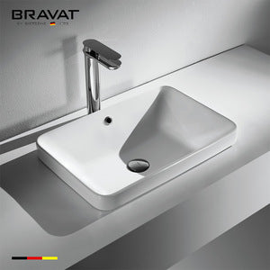BRAVAT C22206W - Semi-Insert Wash Basin