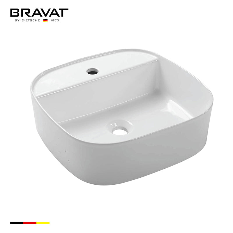 BRAVAT C22286W-1 - Counter-top Wash Basin