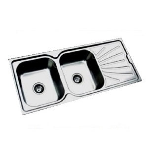 ENGLEFIELD - ET-12 Compact Double-Bowl Stainless Steel Sink