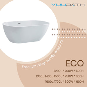 "ECO"  Free-standing Acrylic Bathtub