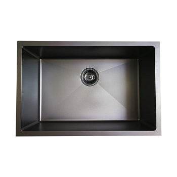 MBX-620 Single-Bowl BLACK Stainless Steel Sink