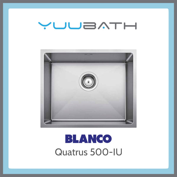 BLANCO - QUATRUS 500-IU Single-Bowl Stainless Steel Sink