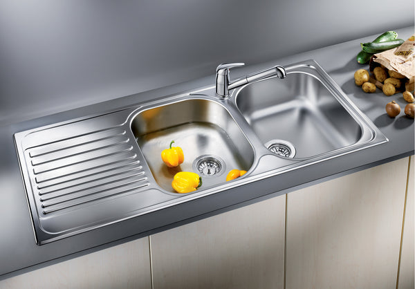 BLANCO - TIPO 8S Compact Double-Bowl Stainless Steel Sink